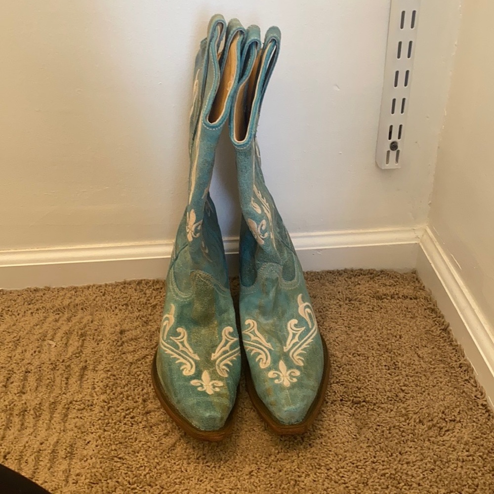 Turquoise Corral Boots